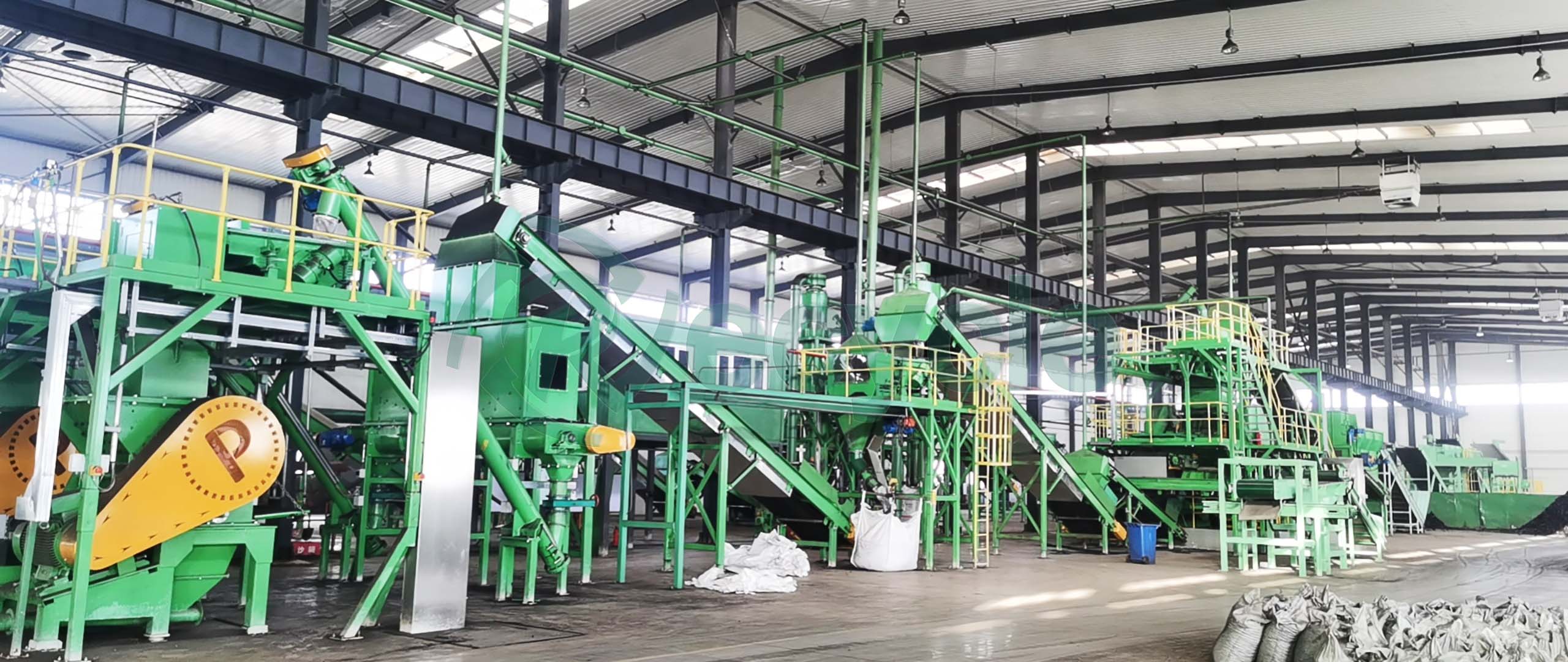 废旧轮胎颗粒生产线